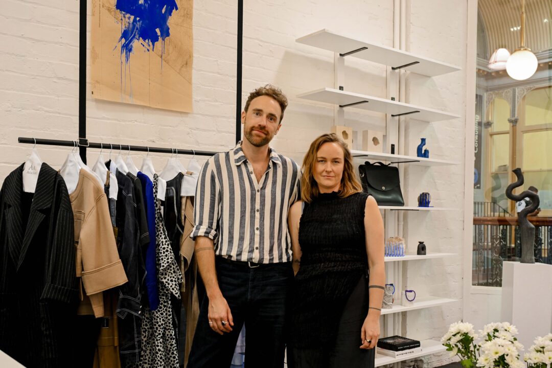 Kaurna Cronin and Julie Thornberg-Thorsøe in their store Ást Atelier